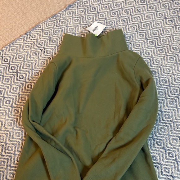 Dudley Stephens Sage Green Fleece Top